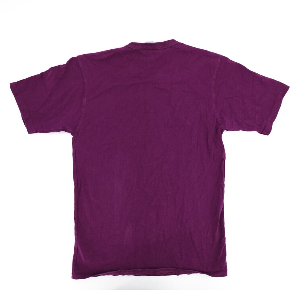Vintage Champion Shirt Adult Medium Purple Cursive Logo T-Shirt 90s - Picture 2 of 9